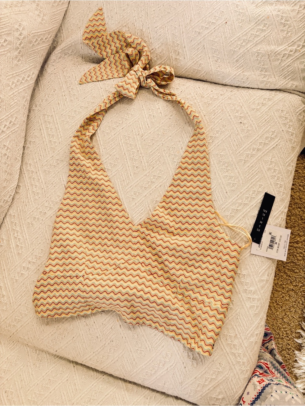 O’Neill Stripe Halter Top Size M
